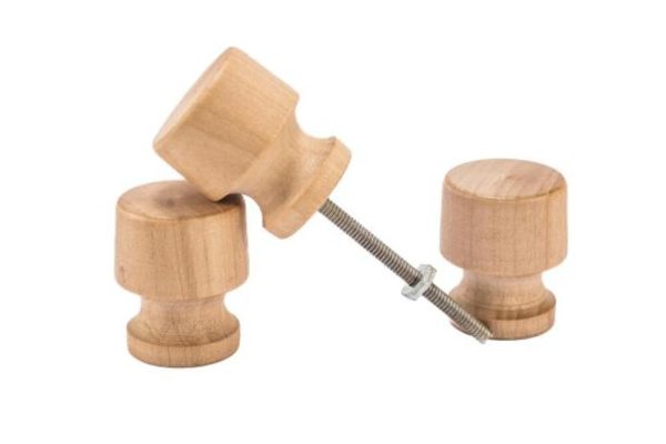Tiradores de madera
