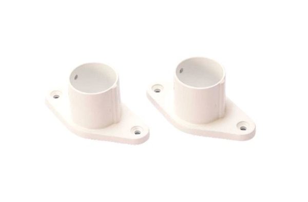 Soporte para caño curvo aluminio