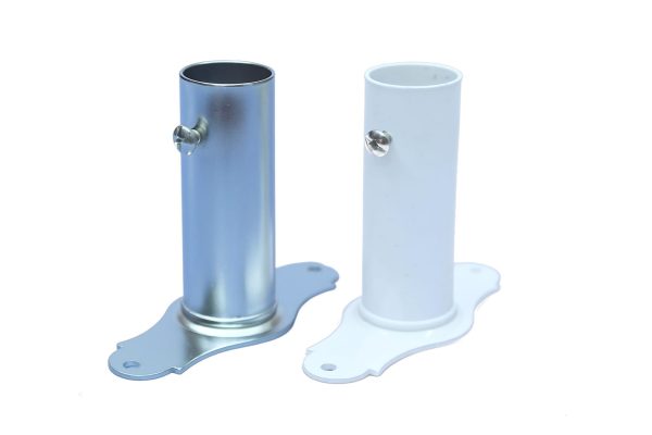 Soporte para caño curvo largo